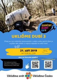 Přijďte pomoct uklidit Dubí – sobota 21.9.2019